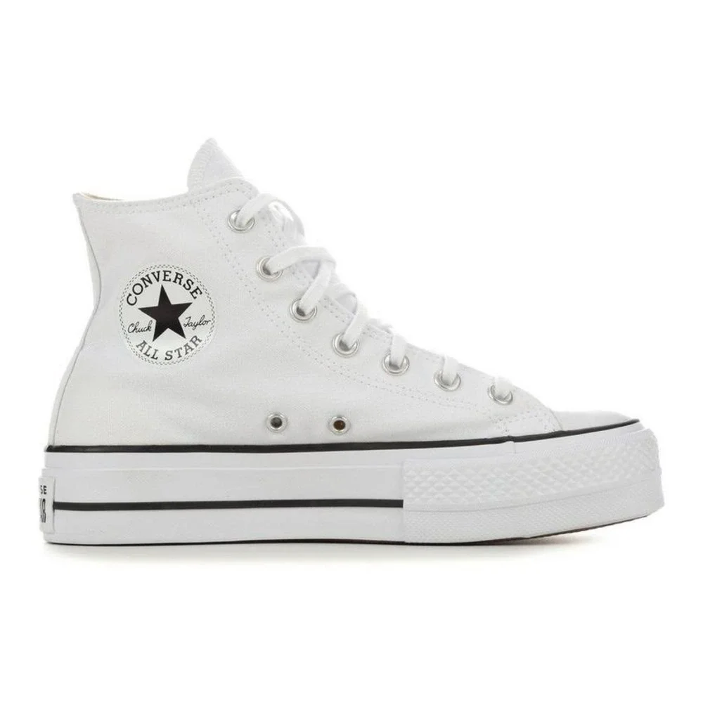 Converse Chuck Taylor All Star Lift Hi White Platform Sneakers 560846F Size 11